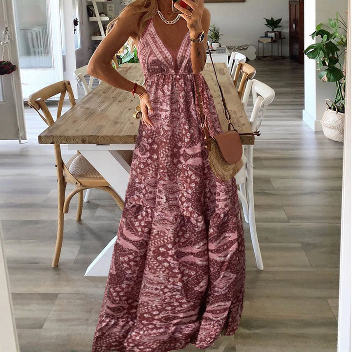 Weren | V-Ausschnitt Maxikleid