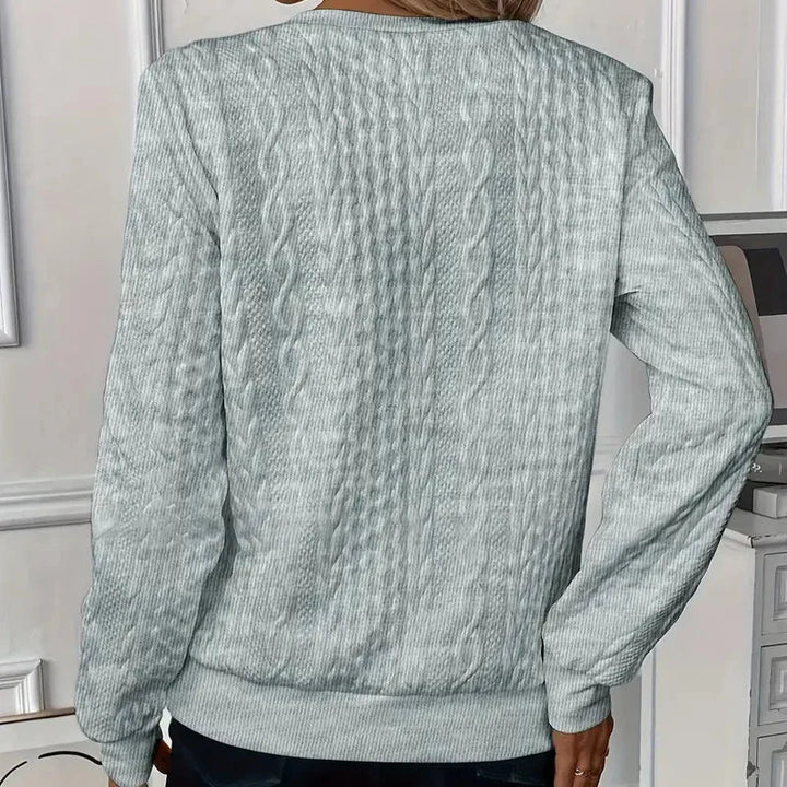 LUCIA I Pullover mit Reißverschluss