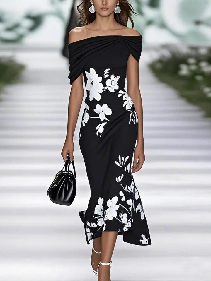 Frederique | Elegantes Kleid mit floralem Druck